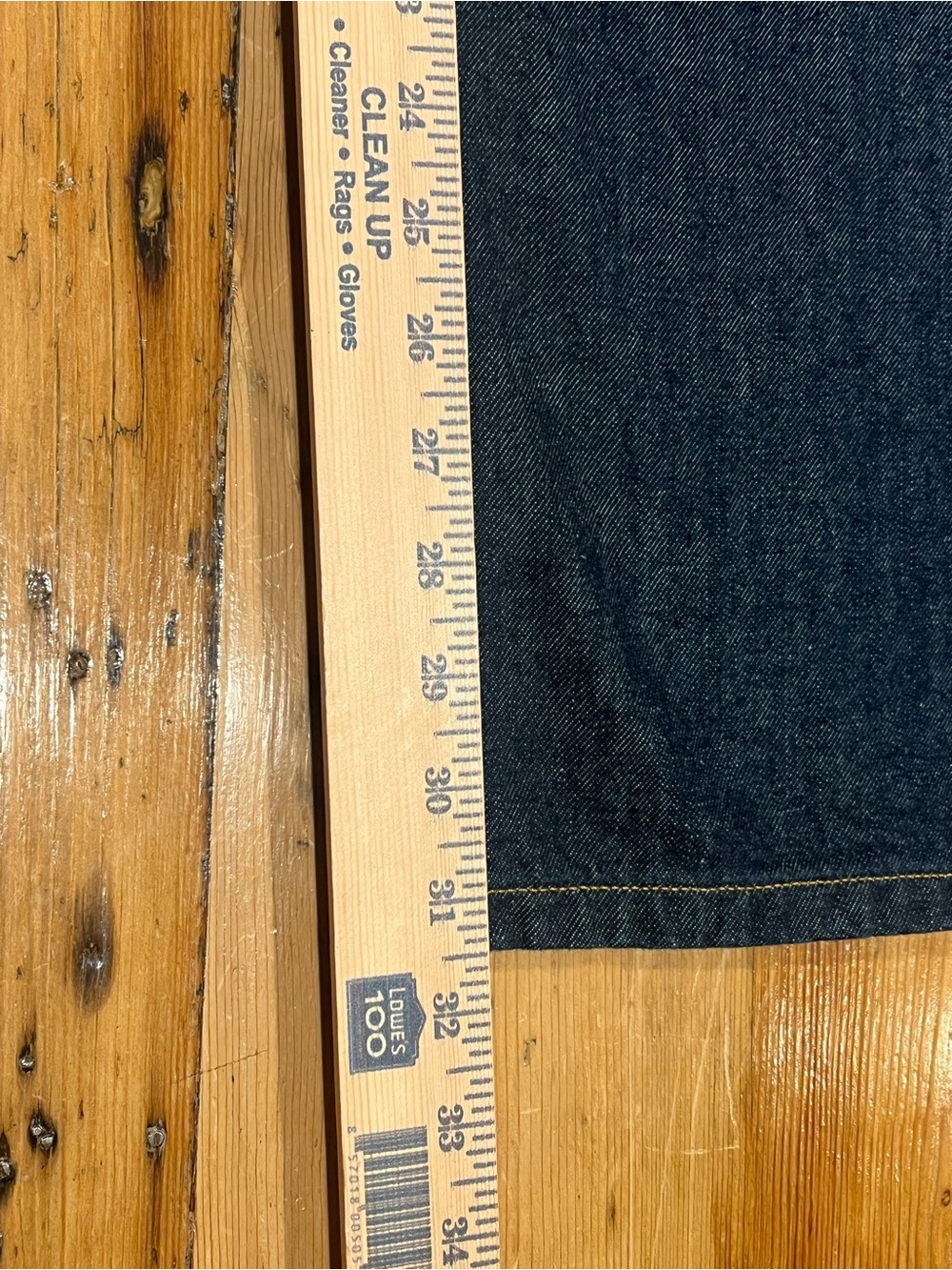 Lauren Ralph Lauren- High Rise Dark Blue Wide-Leg Button Fly Jeans • 18W • NWT - Picture 8 of 10